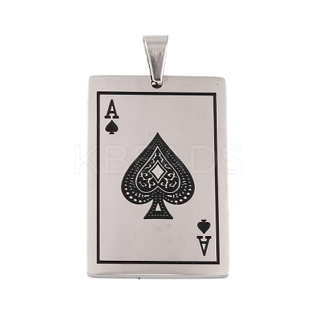 Non-Tarnish 304 Stainless Steel Pendants STAS-K283-06P-1