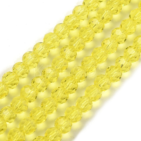 Transparent Glass Bead Strands X-GLAA-G013-6mm-68-1