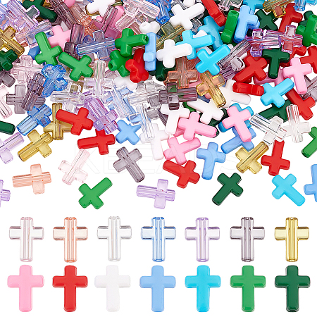 DIY Cross Beads Jewelry Making Finding Kit DIY-PH0021-24-1