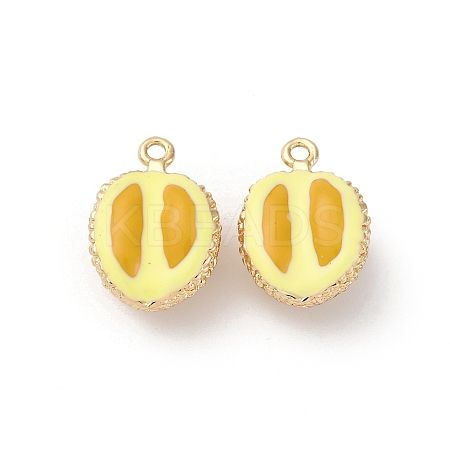 Brass Enamel Charms KK-F903-01E-G-1