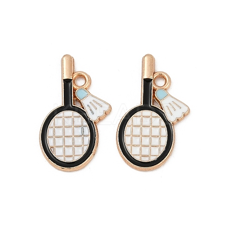 Alloy Enamel Pendants ENAM-V001-01E-KCG-1