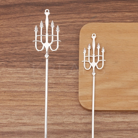 Alloy Hair Comb Findings PW-WG54776-01-1