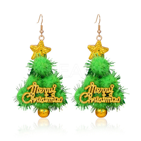 Christmas Alloy Dangle Earrings FS-WGC5D36-12-1