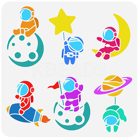 PET Hollow Out Drawing Painting Stencils DIY-WH0391-0345-1