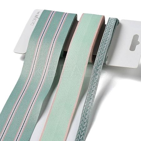 9 Yards 3 Styles Polyester Ribbon SRIB-C002-06F-1