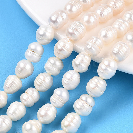 Natural Cultured Freshwater Pearl Beads Strands LS-PEAR-N012-08G-1