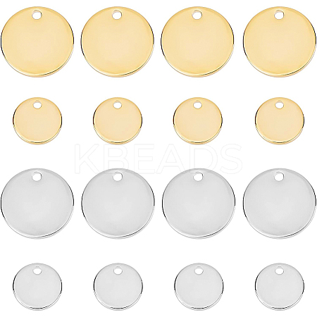 48Pcs 4 Colors Brass Charms KK-BC0002-18-NF-1
