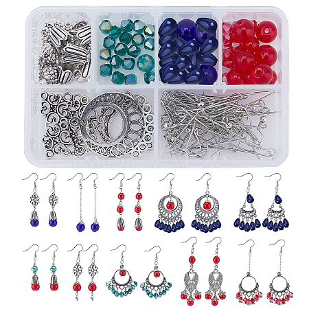 DIY Dangle Earring Making Kits DIY-SC0016-36-1