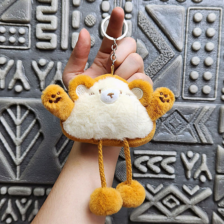 Furry Keychain for Women PW-WG6A26E-02-1