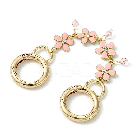 Zinc Alloy Spring Gate Rings Bag Extension Chains AJEW-BA00142-02-1