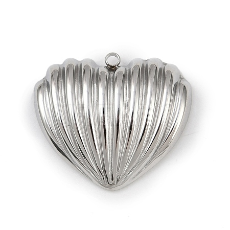 304 Stainless Steel Pendants STAS-B092-08A-P-1