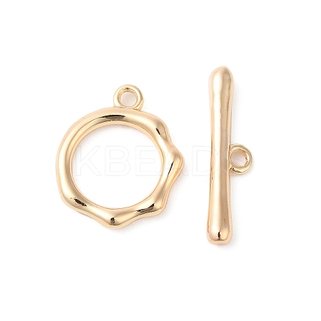 Brass Toggle Clasps LS-KK-O144-30G-1
