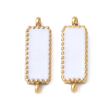 304 Stainless Steel Enamel Connector Charms STAS-G353-04G-02-1