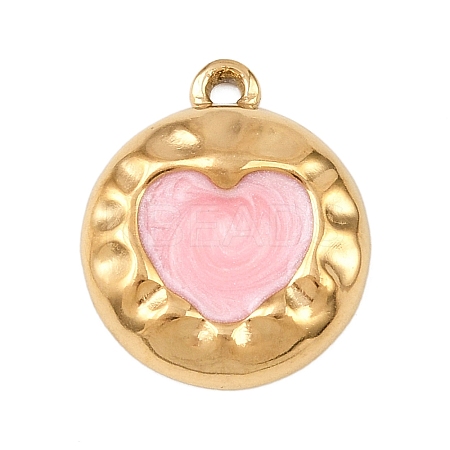 304 Stainless Steel Enamel Pendants X-STAS-P430-03B-G02-1