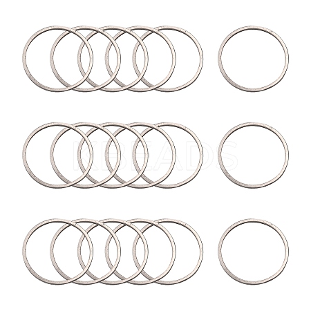 Non-Tarnish 304 Stainless Steel Linking Ring X-STAS-S079-12C-A-1
