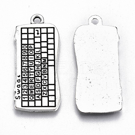 Tibetan Style Alloy Pendants LS-TIBE-S323-042AS-RS-1