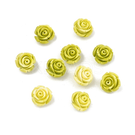 Synthetic Coral Dyed Carved Beads CORA-C004-03-1