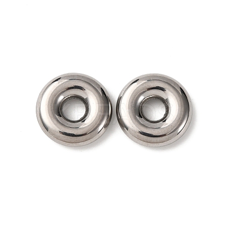 304 Stainless Steel European Beads STAS-D383-01A-P-1
