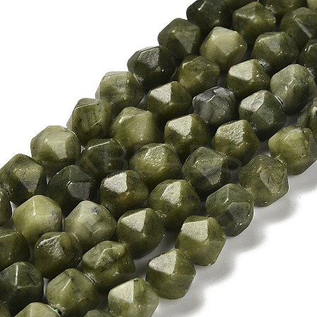 Natural Chinese Jade Beads Strands G-G203-08G-1