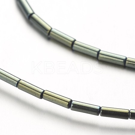 Electroplate Non-magnetic Synthetic Hematite Bead Strands G-F300-37A-07-1