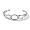 304 Stainless Steel Cuff Bangles for Women BJEW-Z078-16P-2