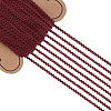 25 Yards Nylon Wavy Fringe Lace Trim Ribbon OCOR-GF0004-30B-1