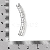 304 Stainless Steel Curved Tube Beads LS-STAS-M071-03J-P-4