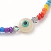 Baking Paint Glass Seed Beads Stretch Bracelets BJEW-JB04829-04-2