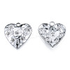 Non-Tarnish 304 Stainless Steel Pendant Rhinestone Settings LS-STAS-N098-213P-1
