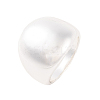 Ion Plating(IP) 304 Stainless Steel Wide Finger Rings for Women RJEW-S414-04B-S-1