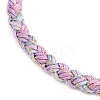 4MM Braided Nylon Cord Bracelets FIND-A057-01G-18-2