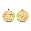 Ion Plating(IP) 201 Stainless Steel Pendants STAS-N098-214LG-1