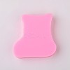Cute Owl Design DIY Food Grade Silicone Molds LS-AJEW-L054-24-3