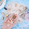 56Pcs 14 Styles Opaque Acrylic Pendants MACR-SC0001-80-3