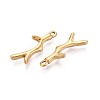 304 Stainless Steel Branch Pendants STAS-T067-49G-2