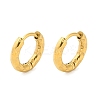 Ion Plating(IP) 304 Stainless Steel Textured Huggie Hoop Earrings EJEW-G374-02A-G-1