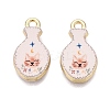 Printed Alloy Pendants PALLOY-SZC0008-04B-1