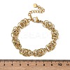 304 Stainless Steel Chain Bracelets for Women SA-CBA4051-09G-3