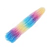 Gradient Color Baking Paint Glass Bead Strands DGLA-A039-T6mm-A07-1