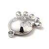 Non-Tarnish 304 Stainless Steel Pendants STAS-A066-01P-4