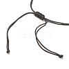 Alloy Shell Shape Braided Bead Bracelet for Women BJEW-JB08303-6