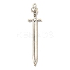 Tibetan Style Alloy Big Pendants TIBE-L013-01AS-1