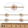 Handmade 304 Stainless Steel Beaded Chains CHS-L031-11G-04-2