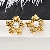 304 Stainless Steel Stud Earring Findings EJEW-F361-15G-1