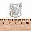 304 Stainless Steel Cuff Rings Ring Components SA-CBA098D-01P-C-3