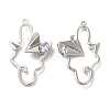 Glass Paper Plane Pendant PALLOY-K001-075P-03-1