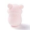 Flocky Resin Miniature Pig Figurines LS-AJEW-Z007-06-2