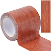 Non-woven Fabrics Imitation Wood Grain Adhesive Tape DIY-GF0005-15A-1