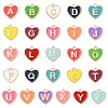 52Pcs Alloy Enamel Pendants ENAM-CJ0007-07A-1