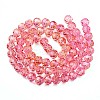 Baking Paint Transparent Glass Beads Strands DGLA-A035-T10mm-A01-3